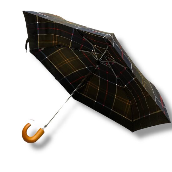 Barbour Tartan Mini Umbrella